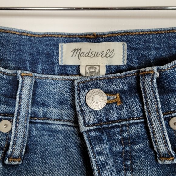 Madewell Slim Wide Leg Crop Jeans Size 25 - Picture 4 of 11